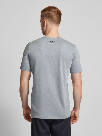 Under Armour T-Shirt mit Label-Print Mittelgrau 5