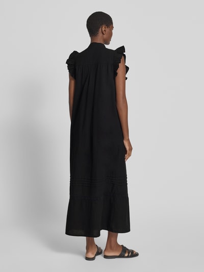 mbyM Maxikleid mit Tunikakragen Modell 'Gemala' Black 5