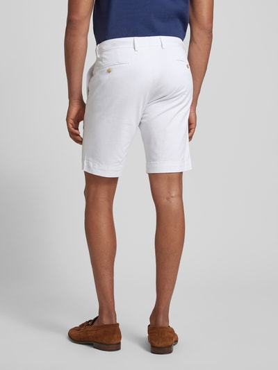 Polo Ralph Lauren Slim Stretch Fit Shorts im unifarbenen Design Weiss 5