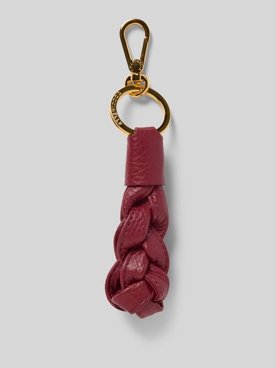 Coccinelle Hanger in gevlochten look, model 'Boheme' Bordeaux - 1