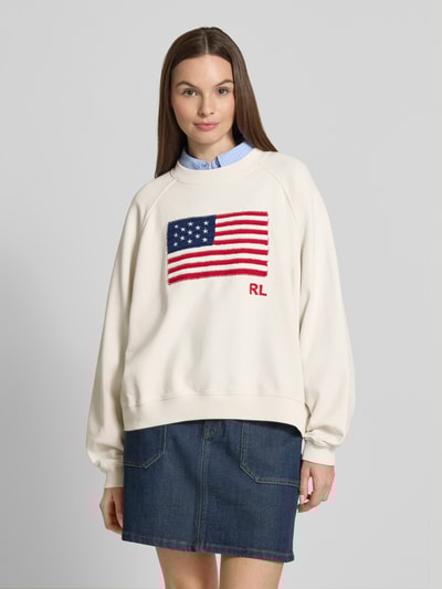 Polo Ralph Lauren Sweatshirt met motief- en labelstitching Wit - 4