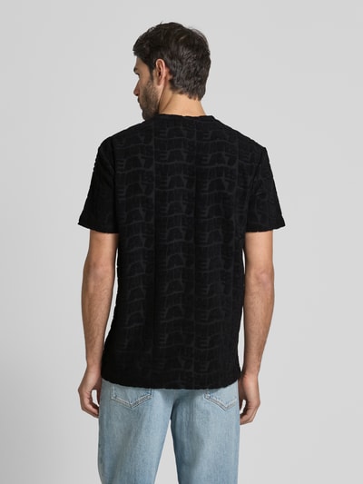 EA7 Emporio Armani T-shirt met ronde hals Zwart - 5