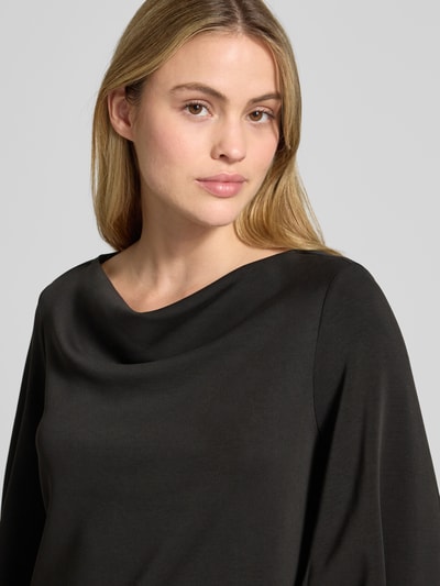 s.Oliver BLACK LABEL  Relaxed fit sweatshirt van modalmix Zwart - 3