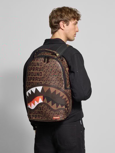 Sprayground Rucksack mit Tragehenkel Dunkelbraun 1