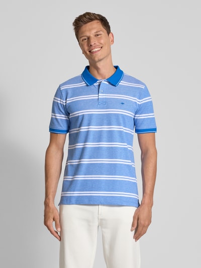 Fynch-Hatton Regular Fit Poloshirt mit Label-Stitching Royal 4