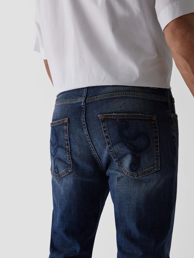 Etro Regular Fit Jeans im Used-Look Blau 6