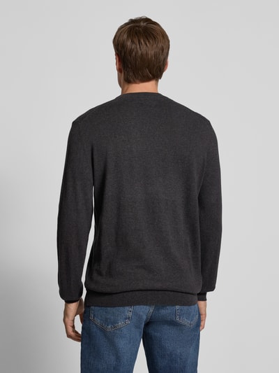 MCNEAL Gebreide pullover met kasjmier Donkergrijs gemêleerd - 5