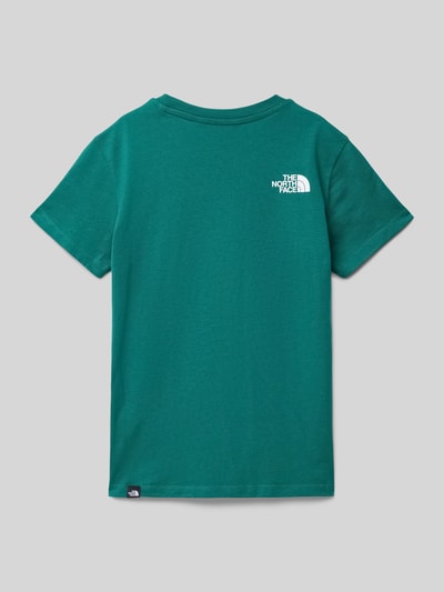 The North Face T-shirt met logoprint Groen - 3