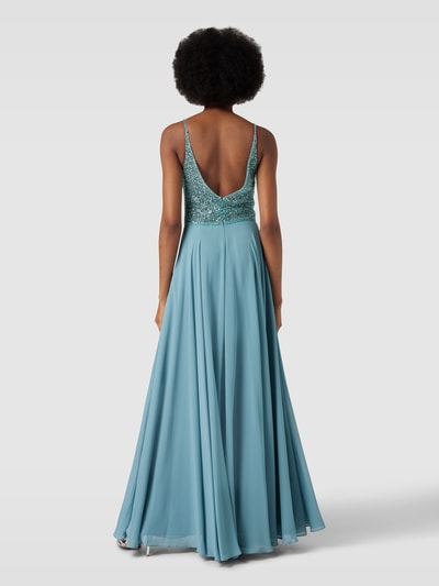 Hey Kyla Abendkleid mit Paillettenbesatz Aqua 5