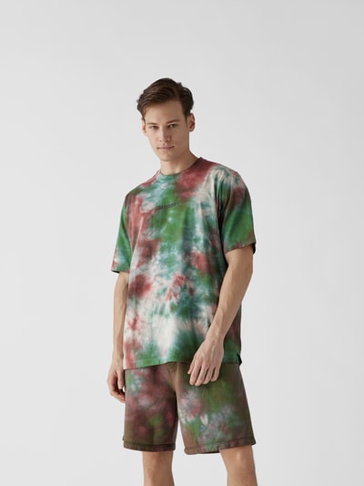 Dsquared2 T-Shirt im Batik-Look Grün 4