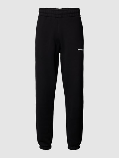 Low Lights Studios Sweatpants mit Label-Print Black 1