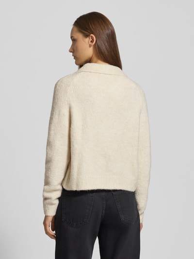 Review Gebreid jack met vetersluiting Offwhite - 5