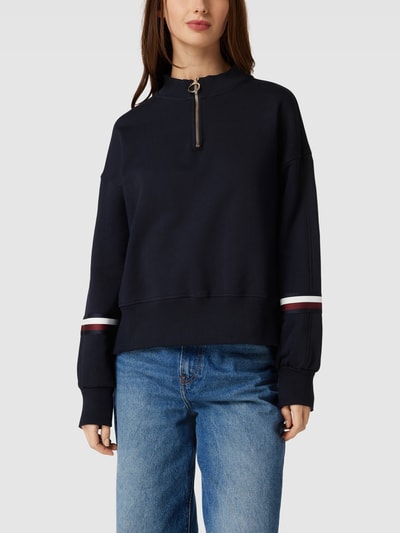 Tommy Hilfiger Sweatshirt mit Reißverschluss Marine 4