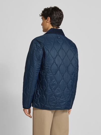 Tommy Hilfiger Regular Fit Steppjacke mit Cord-Kragen Marine 5