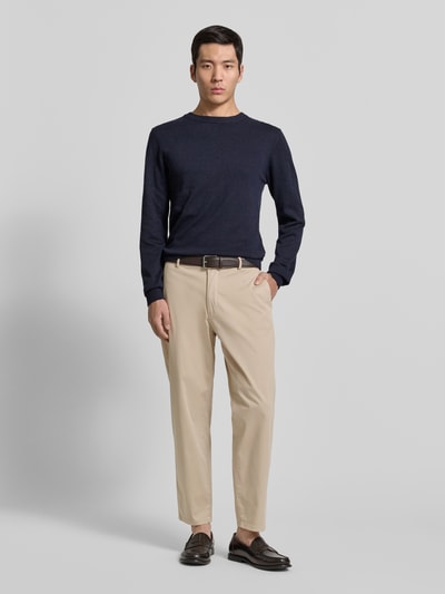 Casual Friday Tapered Fit Chino mit Gesäßtaschen Beige 1