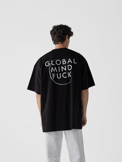 VETEMENTS T-Shirt mit Statement-Prints Black 5