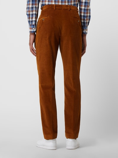 Hiltl Regular fit broek van corduroy, model 'Parma' Cognac - 5