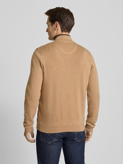 Fynch-Hatton Hybrid Cardigan mit Zweiwege-Reißverschluss Sand 5