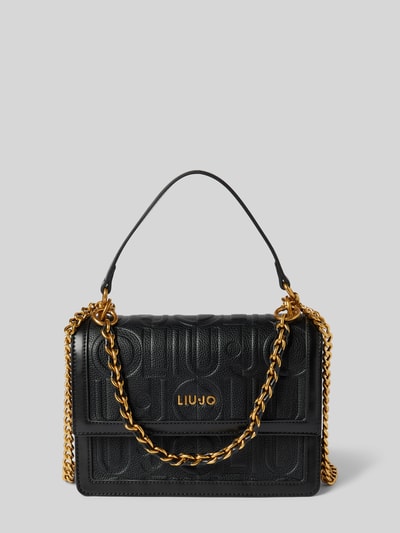 Liu Jo White Handtasche mit Label-Applikation Modell 'ADONIDE' Black 2