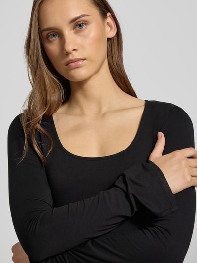 Gina Tricot Longsleeve mit Rundhalsausschnitt Black 3