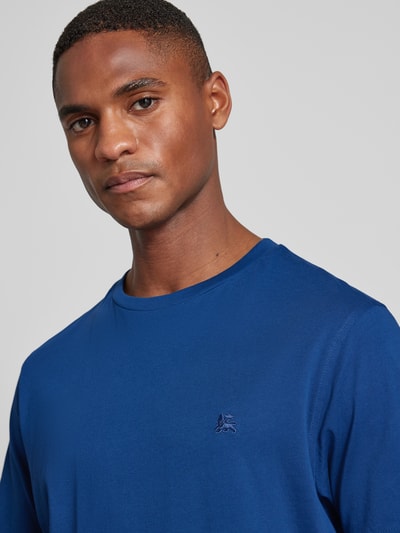 Lerros T-Shirt mit Logo-Stitching Blau 3
