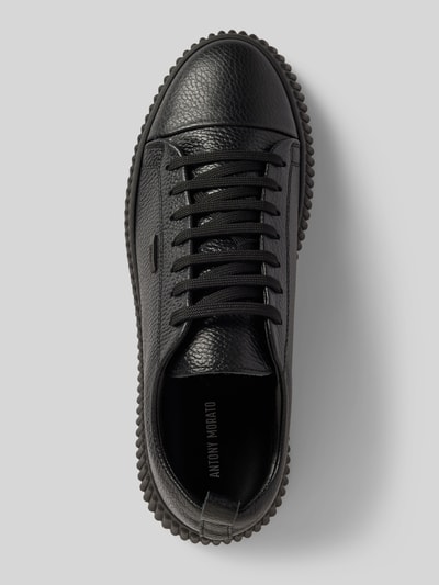 Antony Morato Leren sneakers met labelapplicatie, model 'ALLEN IN TUMBLED'  - 3