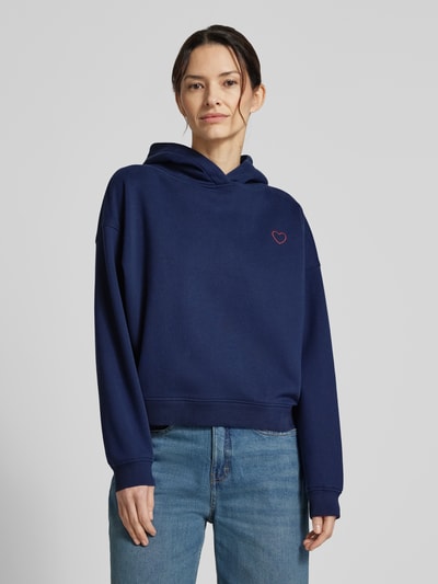 OPUS Hoodie mit Stitching Modell 'Galentine' Blau 4
