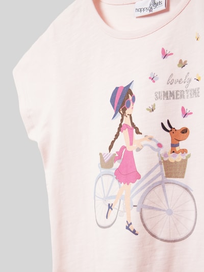 Happy Girls T-Shirt mit Motiv-Print Hellrosa 2
