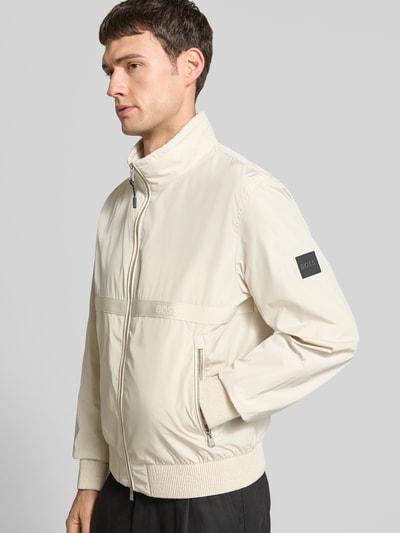 BOSS Regular fit blouson met labelband, model 'CELTIPO' Offwhite - 3