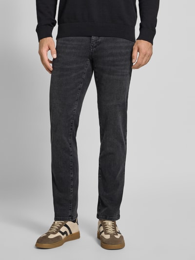 MCNEAL Straight fit jeans in 5-pocketmodel Middengrijs - 4