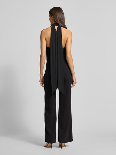 Mango Jumpsuit mit Neckholder Black 5