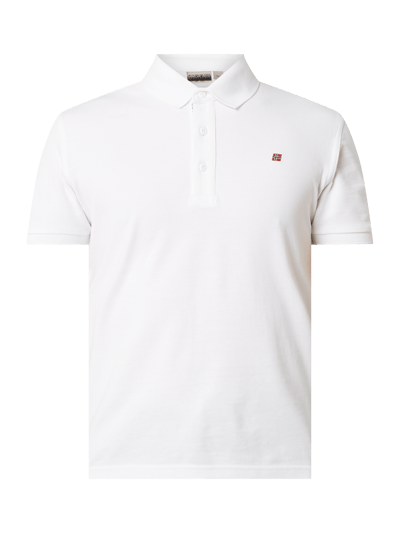 Napapijri Poloshirt van piqué, model 'Eolanos' Wit - 2