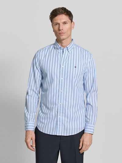 Tommy Hilfiger Regular Fit Freizeithemd aus reiner Baumwolle Bleu 4