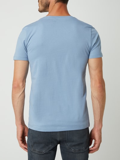 Tom Tailor Denim T-Shirt mit Print Hellblau 5