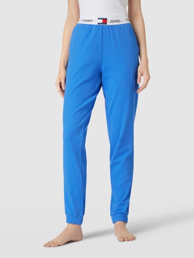 TOMMY HILFIGER Sweatpants met ribstructuur Koningsblauw - 4