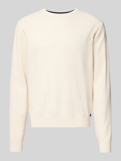 Tom Tailor Regular fit gebreide pullover van zuiver katoen Beige - 2