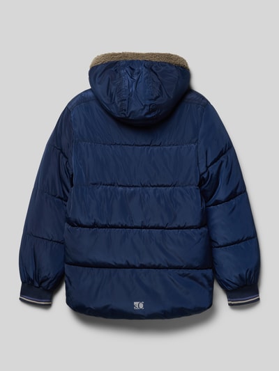 s.Oliver RED LABEL Kurtka pikowana o kroju regular fit z naszywką z logo Granatowy 3