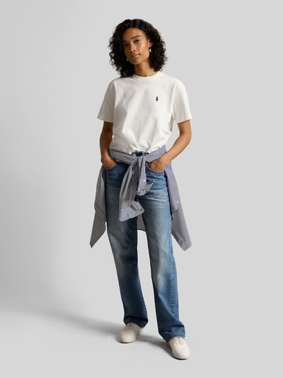 Polo Ralph Lauren T-shirt o kroju relaxed fit z czystej bawełny Biały 1