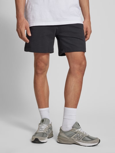 Jack & Jones Sweatshorts met elastische band, model 'GORDON' Marineblauw - 4
