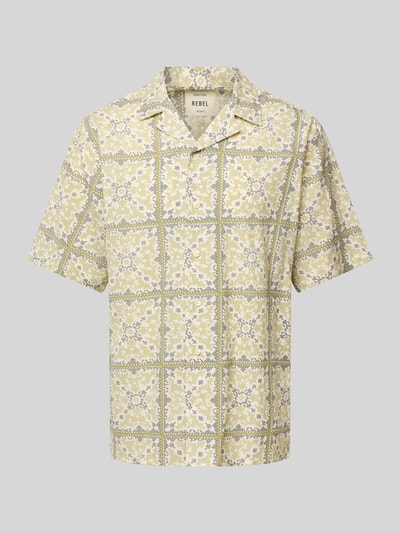 Redefined Rebel Vrijetijdsoverhemd met reverskraag, model 'HOWIE' Beige - 2