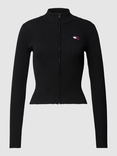 Tommy Jeans Cardigan mit Label-Patch Black 2