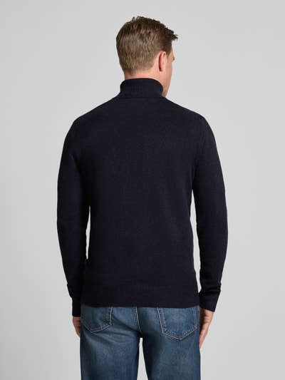 Casual Friday Gebreide coltrui, model 'HEINE' Donkerblauw - 5