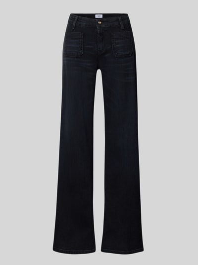 CAMBIO Bootcut-Jeans aus Baumwoll-Mix Modell 'AMARA' Black 1