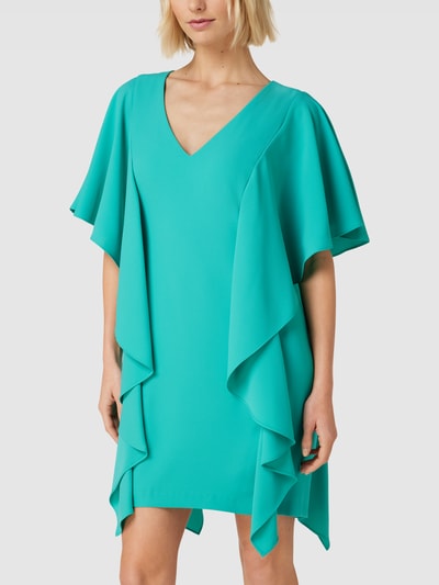 Lauren Ralph Lauren Cocktailkleid mit V-Ausschnitt Modell 'MARGITALLA' Smaragdgrün 4