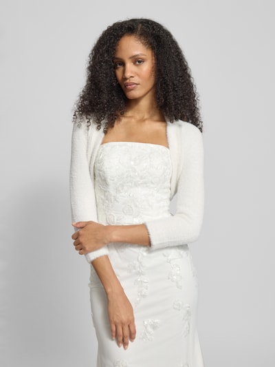 Jake*s Cocktail Bolero aus Effektgarn Ecru 3