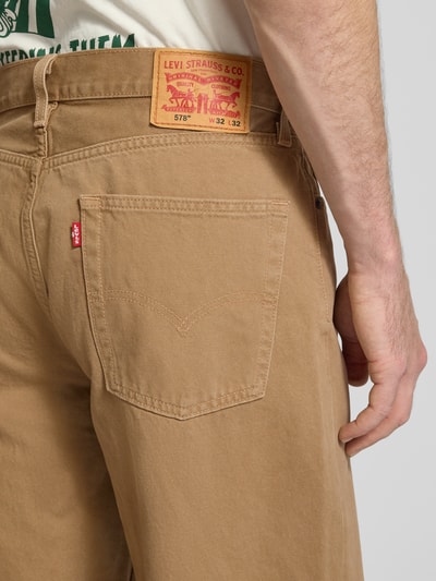 Levi's® Baggy jeans van pure katoen model '578™ BAGGY WILD TIGERS EYE' Beige - 3