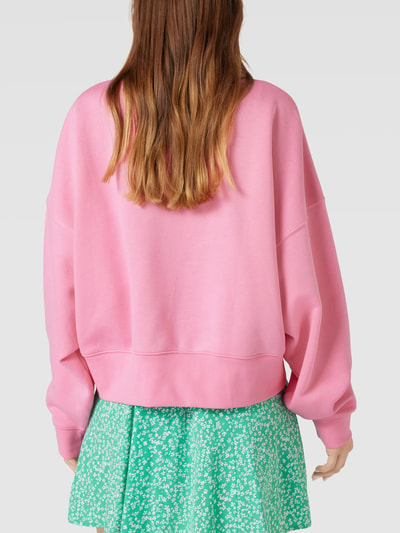 adidas Originals Sweatshirt mit Label-Stitching Modell 'SWEATSHIRT' Pink 5