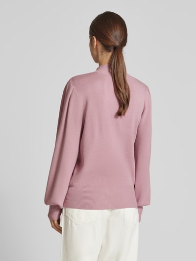 YAS Strickpullover mit Turtleneck Modell 'FONNY' Rose 5