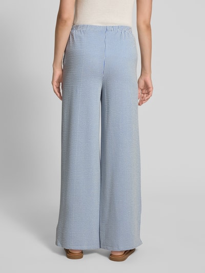 Vila Stoffen broek met elastische band, model 'STRIPLO' Koningsblauw - 5