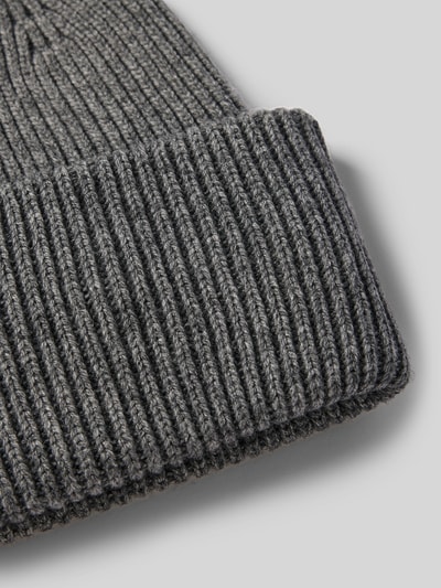 Profuomo Beanie mit breiter Krempe Anthrazit 2
